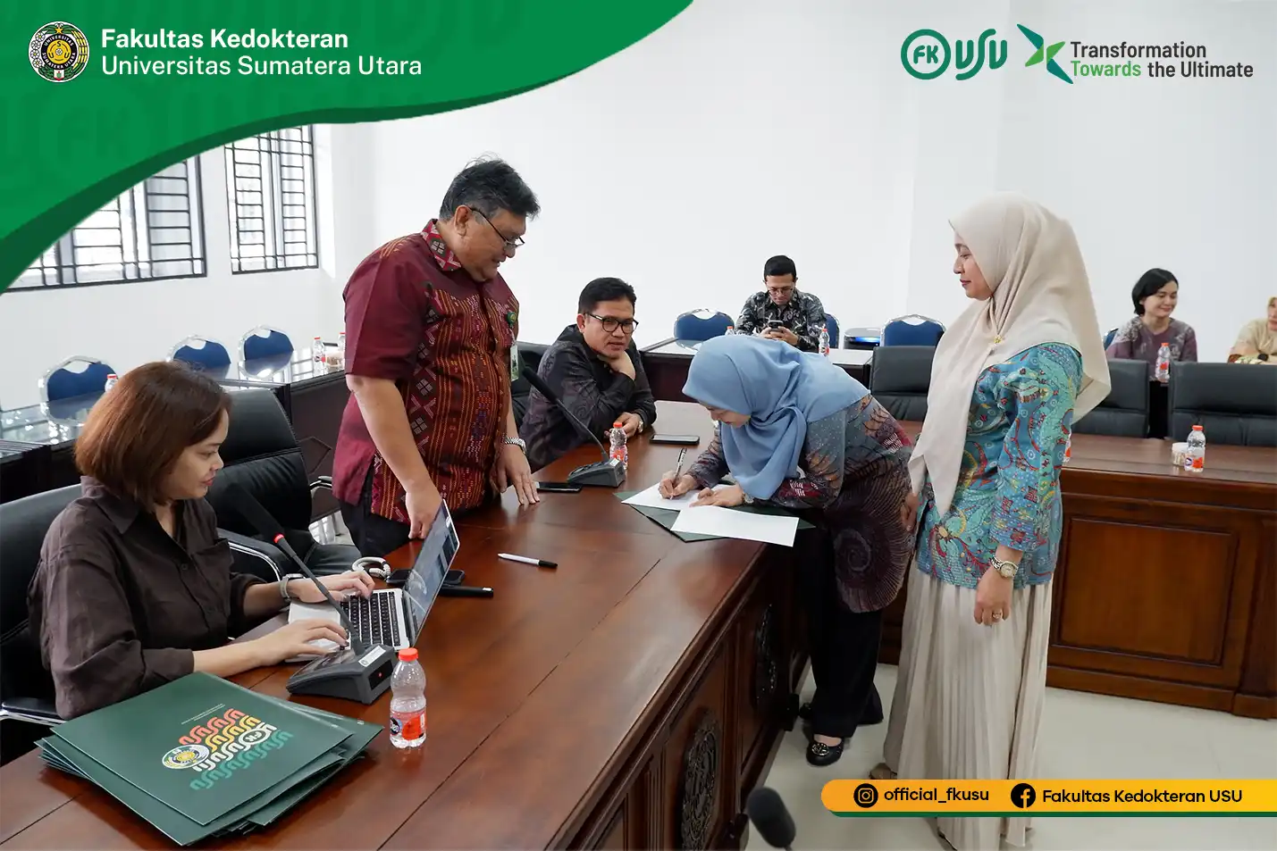 Faculty of Medicine Holds Meeting to Discuss IKP, IKU and WCU and Signing of Satker Performance Contract in 2025